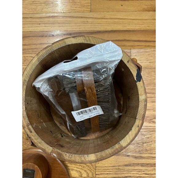 Vintage Antique Shoe Shine Box Carrier Advertisement Hand Painted Wood. - Picture 6 of 7